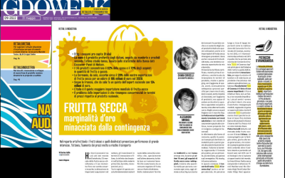 Peculiarità e Prospettive future per il Consorzio di Tutela e i Fichi di Cosenza DOP nel panorama di mercato della frutta secca, in un articolo sul GDO WEEK del 30 maggio 22